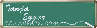 Tanja Egger Visitenkarte